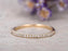 .50 Carat Round Cut Diamond Wedding Ring Band for Women in Yellow Gold