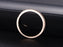 .25 Carat Semi Eternity Wedding Ring Band for Women in Rose Gold