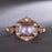 Vintage Style 1.50 Carat Cabochon Cut Rainbow Moonstone and Diamond Engagement Ring in Rose Gold