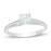 1/4 CT.T.W. Round Cut Diamond Aesthetic Engagement Ring in White Gold