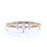 Classy Diamond Trilogy  Stacking Wedding  Ring Band  in Rose Gold