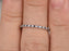 .25 Carat Round Cut Black and White Diamond Wedding Band in White Gold