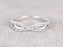 Infinity .50 Carat Round cut Diamond Wedding Ring Band in White Gold