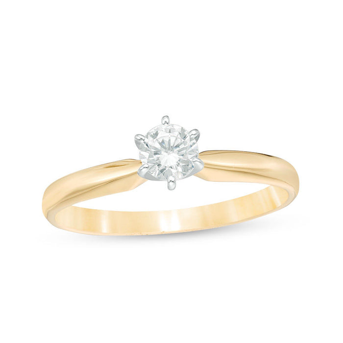 0.25 CT. T.W. Round Cut Diamond Vintage Engagement Ring