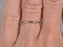 .25 Carat Round Cut Black Diamond Wedding Ring Band in Rose Gold