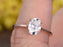 1 Carat Oval Cut Moissanite Solitaire Engagement Ring in 9k Rose Gold