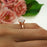 Final Sale: 2 Carat Round Cut Six Prongs Solitaire Engagement Ring in Rose Gold Over Sterling Silver