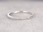 .25 Carat Semi Eternity Wedding Ring Band for Women in White Gold