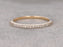 .25 Carat Semi Eternity Wedding Ring Band for Women in Yellow Gold