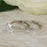 1.5 Carat Princess Cut Eternity Bridal Ring Set in White Gold over Sterling Silver