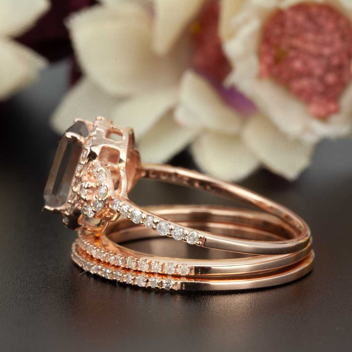 Black morganite ring deals