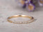 .50 Carat Round Cut Diamond Wedding Ring Band for Women in Yellow Gold