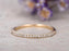 .25 Carat Round Cut Diamond Wedding Ring Band for Women in Yellow Gold