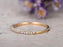 .25 Carat Round Cut Diamond Wedding Ring Band for Women in Yellow Gold