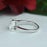 Final Sale: Radiant 1 Carat Emerald Cut Solitaire Engagement Ring in White Gold over Sterling Silver
