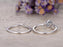 Classic Three Stone 1.25 Carat Aquamarine and Diamond Wedding Set in White Gold