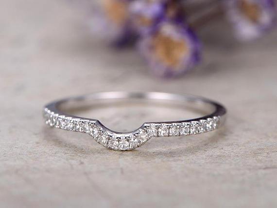 .25 Carat Beautiful Round Cut Diamond Wedding Ring Band in White Gold