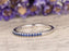 .25 Carat Round Cut Sapphire Wedding Ring Band in White Gold