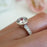 Final Sale: 1.5 Carat Round Cut Bezel Solitaire Engagement Ring in White Gold Over Sterling Silver