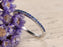 .25 Carat Round Cut Sapphire Wedding Ring Band in White Gold