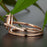 1.50 Carat Pear Cut Black Diamond and Diamond Wedding Ring Set in Rose Gold for Modern Brides