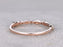 .25 Carat Art Deco Bestselling Round Cut Diamond Wedding Ring Band in Rose Gold