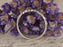 Antique Milgrain .25 Carat Black Round Diamond Wedding Ring Band Art deco design in White Gold