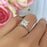 2 Carat Shank Princess Cut Solitaire Engagement Ring in White Gold over Sterling Silver