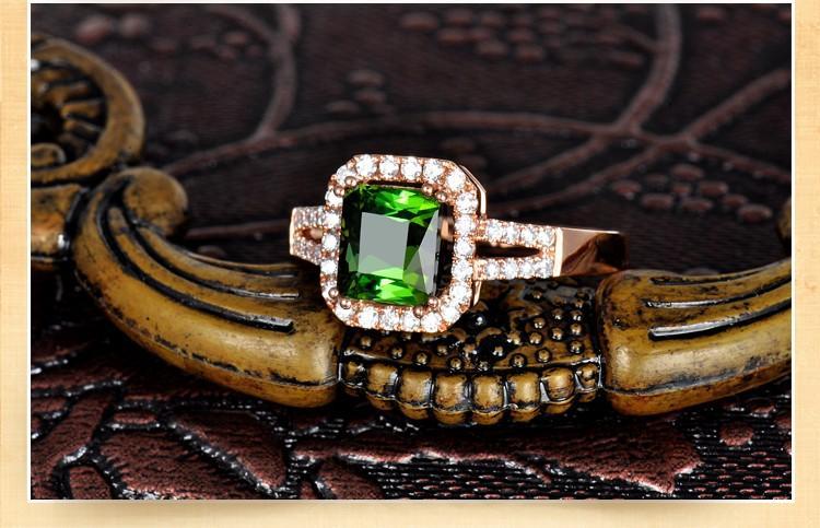 2 Carat cushion cut Emerald and Diamond Engagement Ring