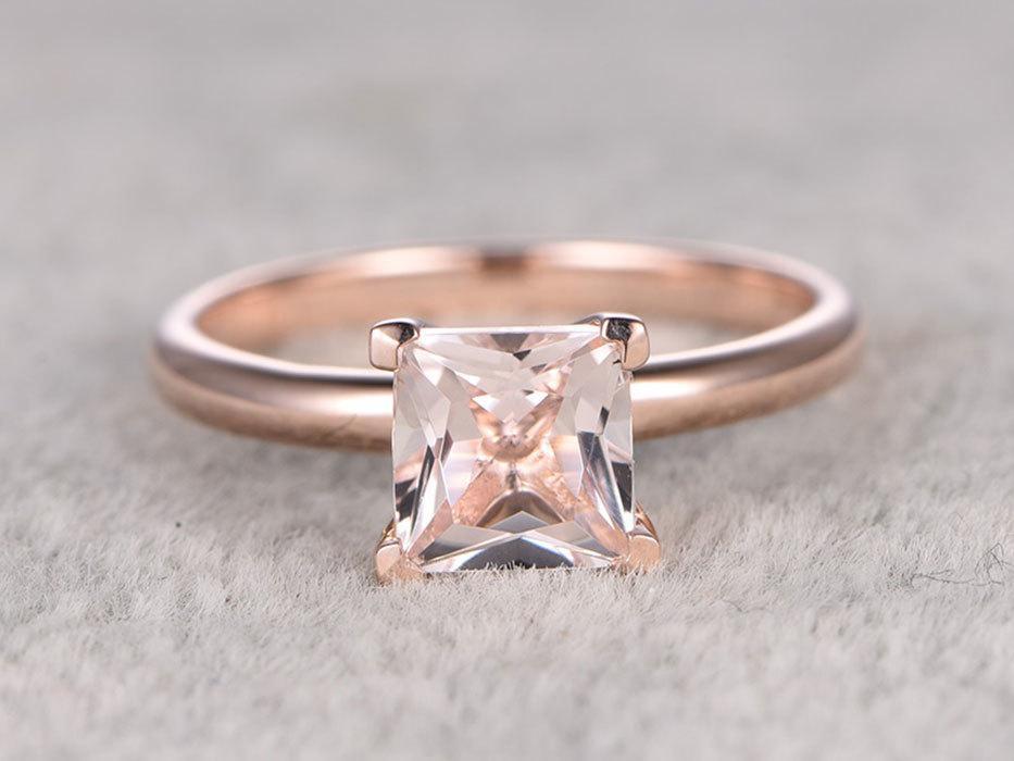 Princess cut morganite deals