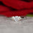 0.5 Carat Round Cut Solitair Engagement Ring in White Gold over Sterling Silver