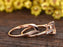 1.50 Carat Oval Cut Morganite and Diamond Wedding Bridal Set in Rose Gold
