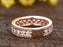 .50 Carat Round Cut Diamond Wedding Ring Band in Rose Gold