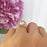 2.25 Carat Emerald Cut Radiant Solitaire Engagement Ring in White Gold over Sterling Silver