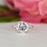 Final Sale 5 Carat Round Cut Classic Solitaire Engagement Ring in White Gold over Sterling Silver