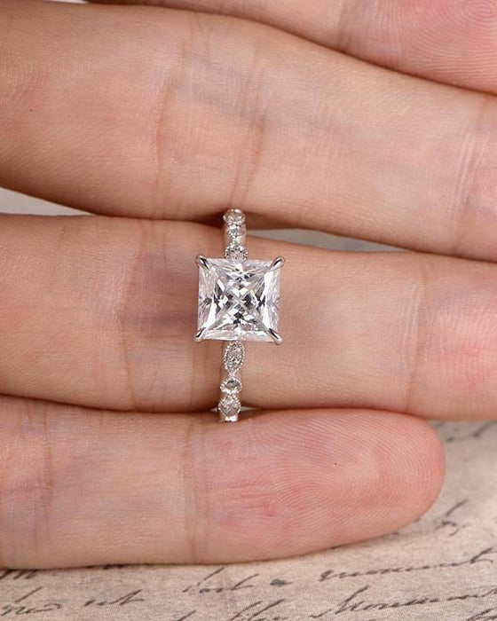 1.25 carat princess cut diamond deals