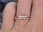 Solitaire 1.50 Carat Pear Cut Solitaire Morganite and Diamond Art Deco Bridal Ring Set in Rose Gold