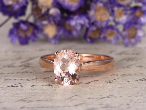 18K Rose Gold & Morganite Ring | Deltora Diamonds AU