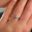0.25 Carat Round Cut Diamond Fleur de La Vie Engagement Ring in White Gold