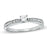 Splendid 1/3 Carat Round Cut Diamond Engagement Ring in White Gold