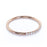 11 Stone Stackable Wedding Ring in Rose Gold