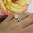 2 Carat Heart Cut Solitaire Engagement Ring in White Gold over Sterling Silver