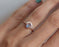 1.25 Carat Pear Shape Rainbow Moonstone and Diamond Crown Engagement Ring in Rose Gold