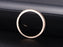 .35 Carat Semi Eternity Round Cut Diamond Wedding Ring band in Rose Gold