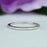 0.25 Half Eternity Wedding Band in White Gold over Sterling Silver