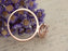 1.25 Carat Round Cut Halo Morganite and Diamond Engagement Ring in Rose Gold