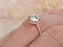 1.5 Carat Heart Shape Moissanite and Diamond Engagement Ring in Rose Gold