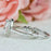 Art Deco 3.25 Carat Oval Cut Halo Bridal Ring Set in White Gold over Sterling Silver