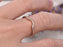 Semi eternity .50 Carat Round cut Diamond Wedding Ring Band in Rose gold