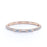 Stacking Wedding Ring Band with Marquise and Round Shape Diamonds in Rose Gold